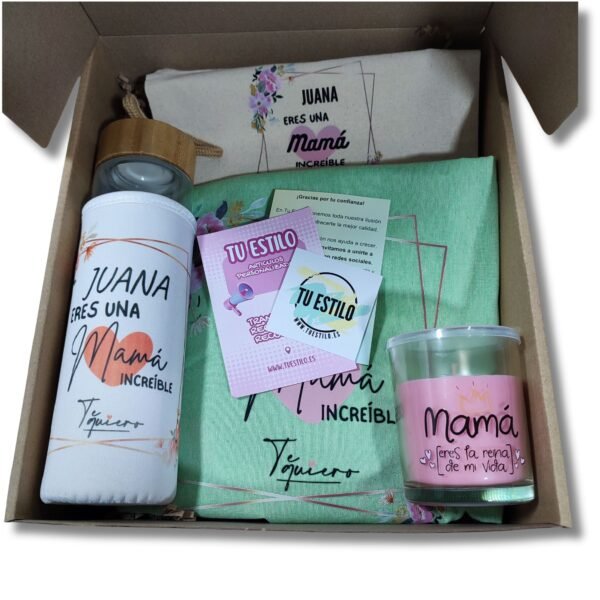 Pack Tote Bag, Neceser, Vela, Botella - Imagen 2