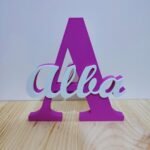 Inicial con nombre XL